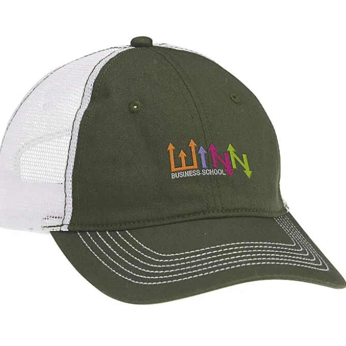 Contrast Stitch Trucker Cap