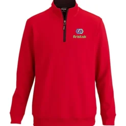 Contrast Zipper Performance 1/4-Zip Pullover