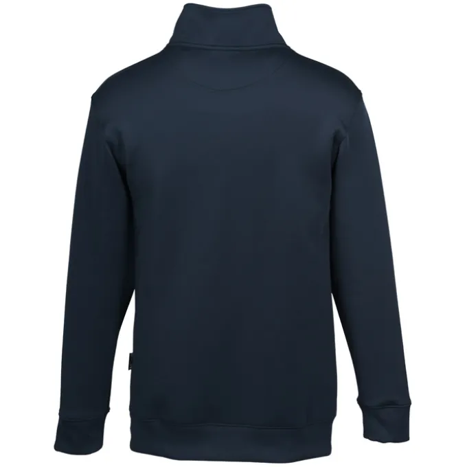 Contrast Zipper Performance 1/4-Zip Pullover - 24 hr