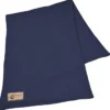 Core Fleece Sweatshirt Blanket - 65 inches x 80 inches - Laser Engraved Patch