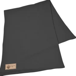 Core Fleece Sweatshirt Blanket - 65 inches x 80 inches - Laser Engraved Patch
