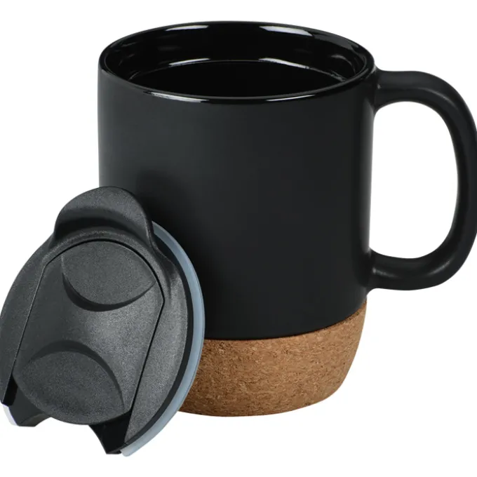 Cork Bottom Ceramic Mug - 12 oz