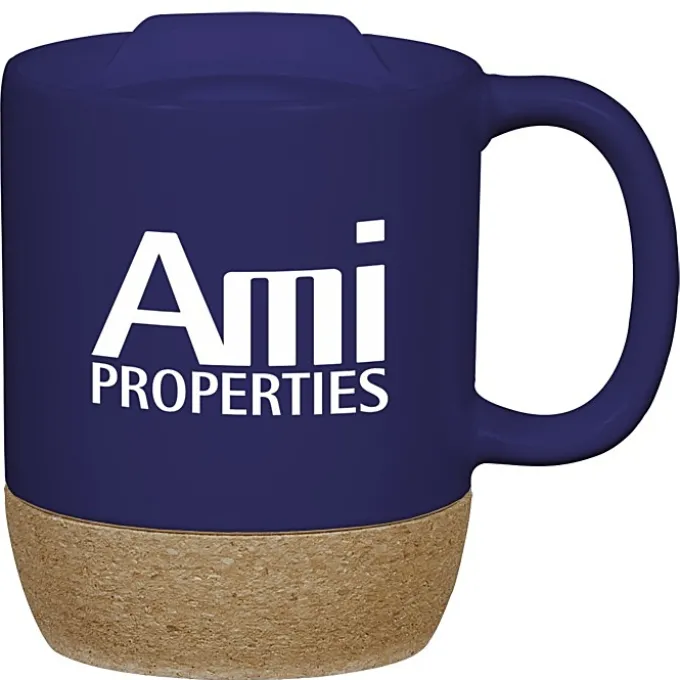 Cork Bottom Ceramic Mug - 12 oz