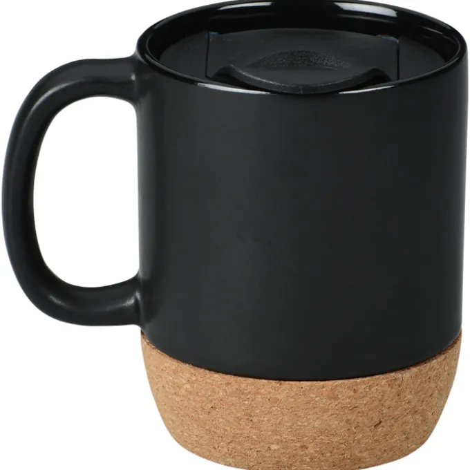 Cork Bottom Ceramic Mug - 12 oz