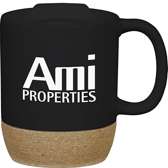 Cork Bottom Ceramic Mug - 12 oz