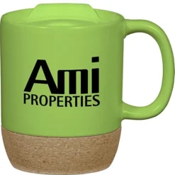 Cork Bottom Ceramic Mug - 12 oz