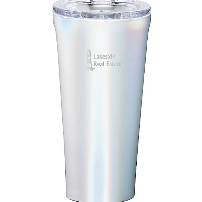 Corkcicle Vacuum Tumbler - 16 oz - Prismatic - Laser Engraved