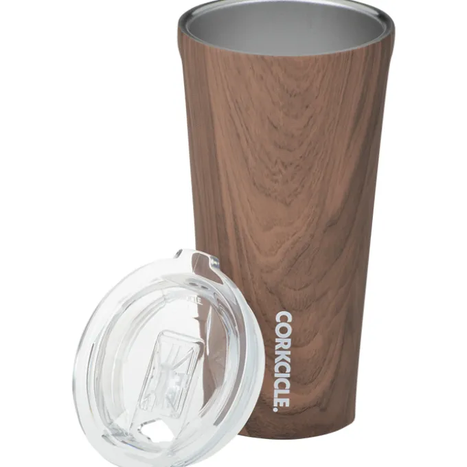Corkcicle Vacuum Tumbler - 16 oz - Wood - Laser Engraved