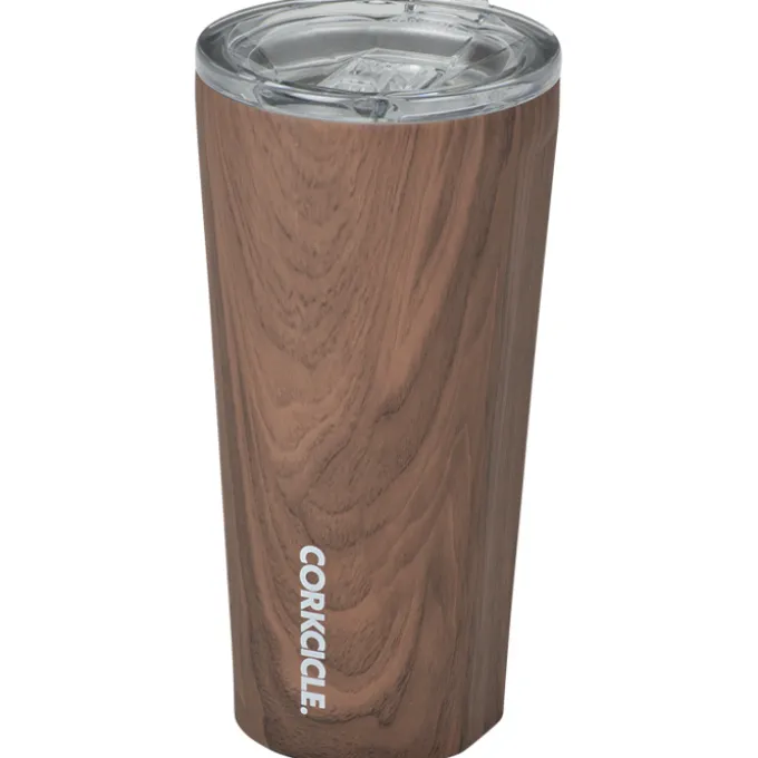 Corkcicle Vacuum Tumbler - 16 oz - Wood - Laser Engraved