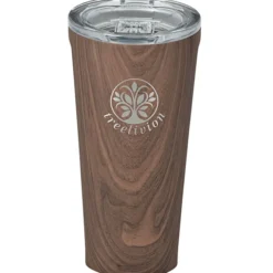 Corkcicle Vacuum Tumbler - 16 oz - Wood - Laser Engraved