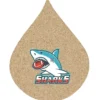 Cork Coaster - Droplet - Full Color