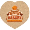Cork Coaster - Heart - Full Color