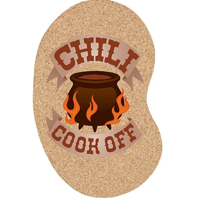 Cork Coaster - Kidney - Full Color