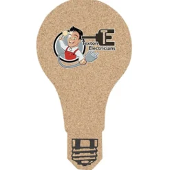 Cork Coaster - Light Bulb - Full Color
