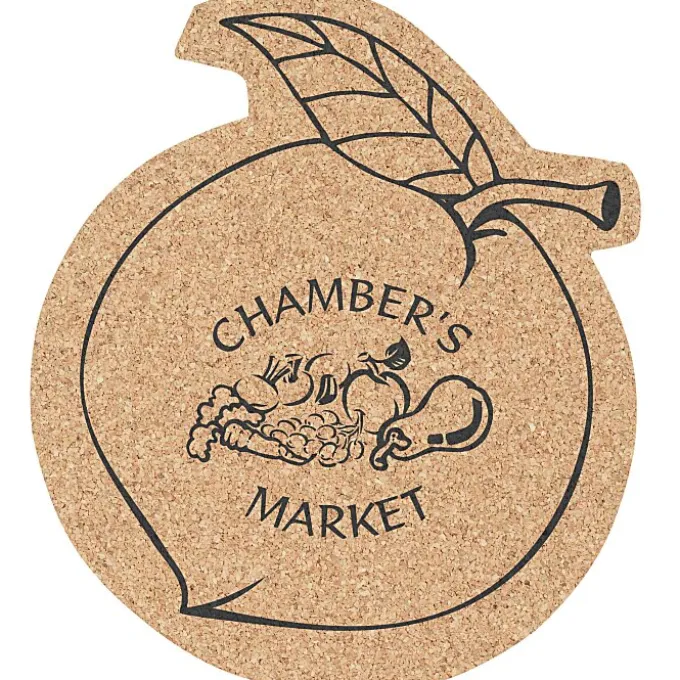 Cork Coaster - Peach