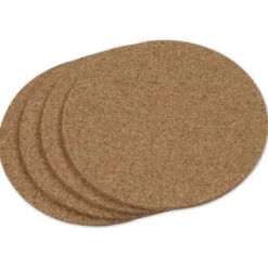 Cork Coaster Set - Circle