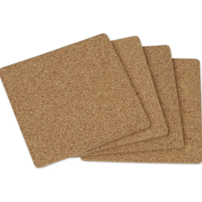 Cork Coaster Set - Square - 24 hr