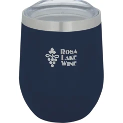 Corzo Vacuum Insulated Wine Cup - 12 oz - Laser Engraved