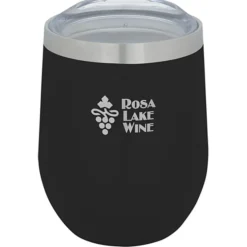Corzo Vacuum Insulated Wine Cup - 12 oz - Laser Engraved