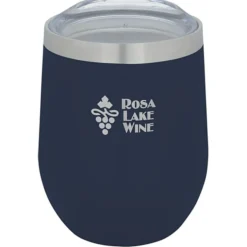 Corzo Vacuum Insulated Wine Cup - 12 oz. - Laser Engraved - 24 hr
