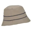 Cotton Bucket Hat with Trim