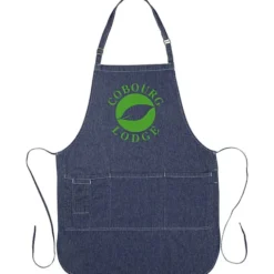 Cotton Denim Bib Apron - Screen