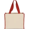 Cotton Gusset 14-oz Accent Box Tote - 24 hr