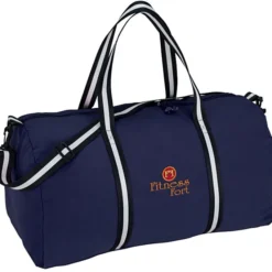 Cotton 22-inch Weekender Duffel - Embroidered
