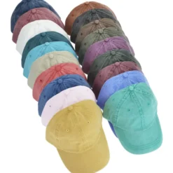 Cotton Pigment Dyed Twill Cap - Full Color Patch