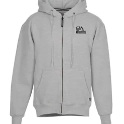 Cotton Rich Zip Front Hoodie - Screen