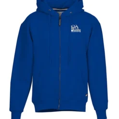 Cotton Rich Zip Front Hoodie - Screen