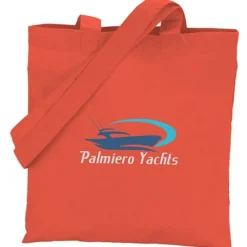 Cotton Sheeting Colored Economy Tote - 12 1/2 inches x 12 inches - Full Color
