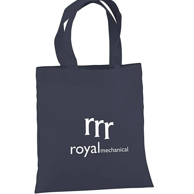 Cotton Sheeting Colored Economy Tote - 9 1/2 inches x 9 inches - 24 hr