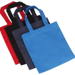 Cotton Sheeting Colored Economy Tote - 9 1/2 inches x 9 inches - 24 hr
