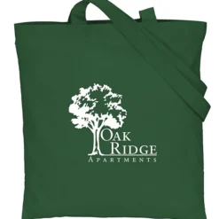 Cotton Sheeting Colored Economy Tote - 15 1/2 inches x 15 inches - 24 hr