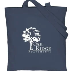 Cotton Sheeting Colored Economy Tote - 15 1/2 inches x 15 inches - 24 hr