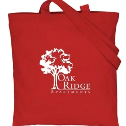 Cotton Sheeting Colored Economy Tote - 15 1/2 inches x 15 inches - 24 hr