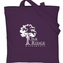 Cotton Sheeting Colored Economy Tote - 15 1/2 inches x 15 inches - 24 hr