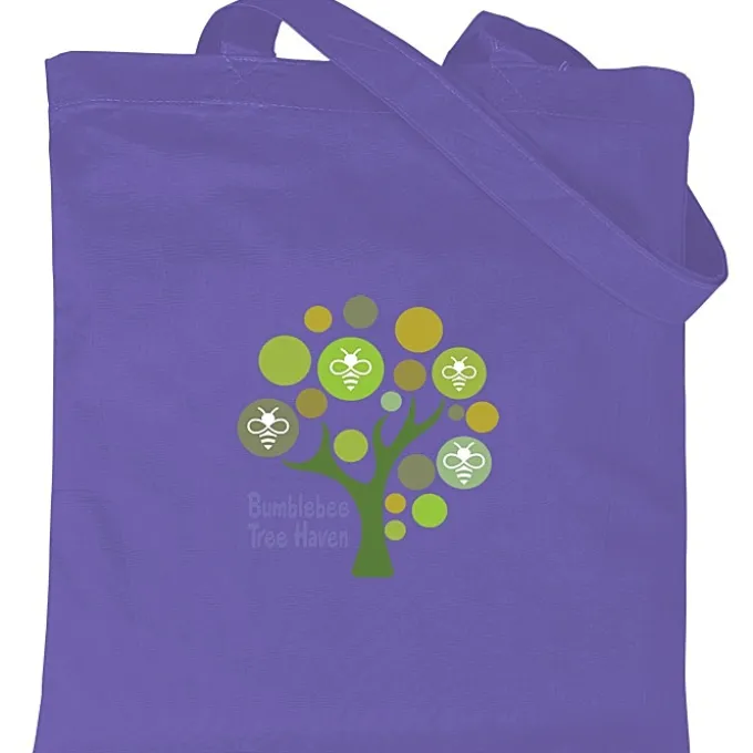 Cotton Sheeting Colored Economy Tote - 15 1/2 inches x 15 inches - Full Color