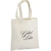 Cotton Sheeting Natural Economy Tote - 9 1/2 inches x 9 inches - 24 hr