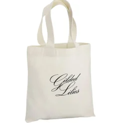 Cotton Sheeting Natural Economy Tote - 9 1/2 inches x 9 inches - 24 hr