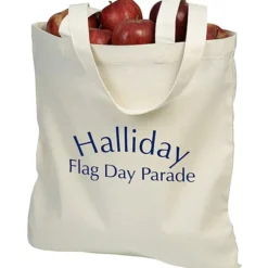 Cotton Sheeting Natural Economy Tote - 15 1/2 inches x 15 inches