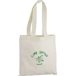 Cotton Sheeting Natural Economy Tote - 12 1/2 inches x 12 inches