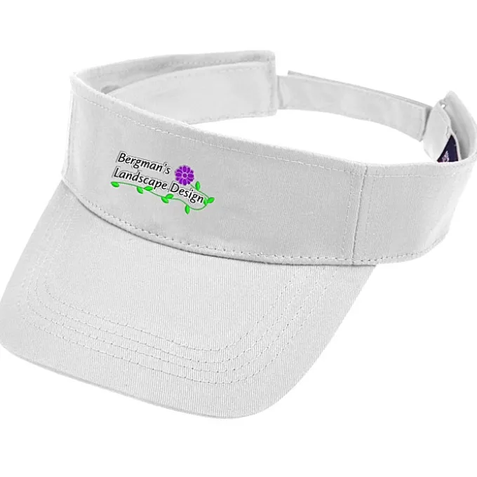 Cotton Twill Lightweight Visor - Embroidered