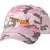Cotton Washed Cap - Camo - Embroidered