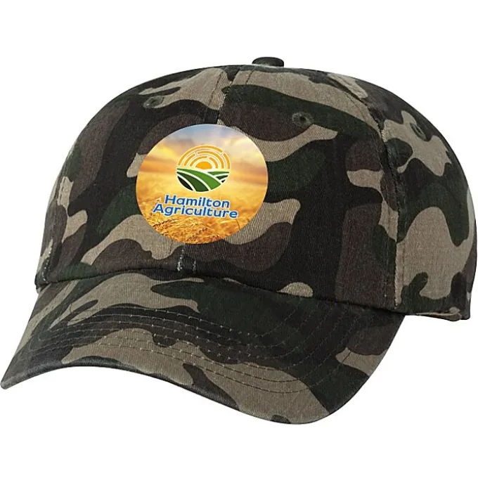 Cotton Washed Cap - Camo - Full Color