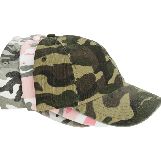 Cotton Washed Cap - Camo - Full Color