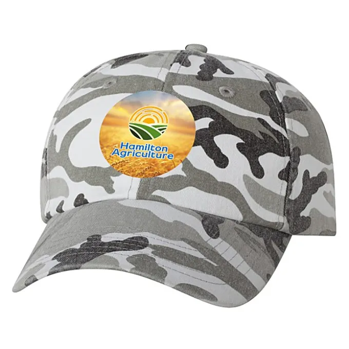 Cotton Washed Cap - Camo - Full Color