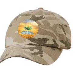 Cotton Washed Cap - Camo - Full Color