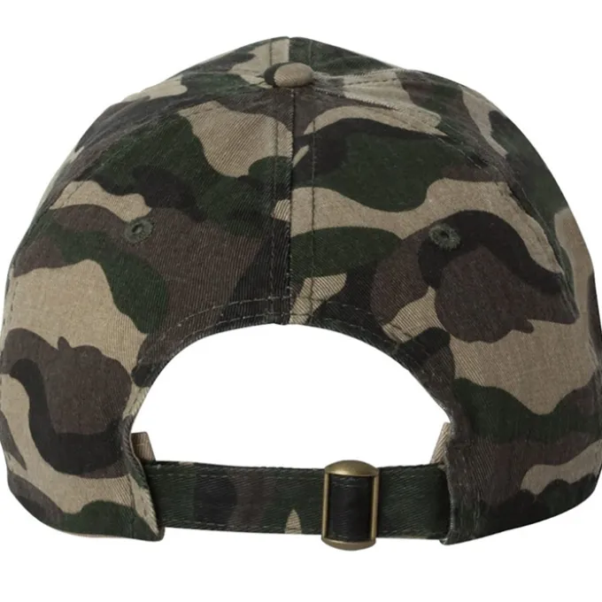 Cotton Washed Cap - Camo - Full Color